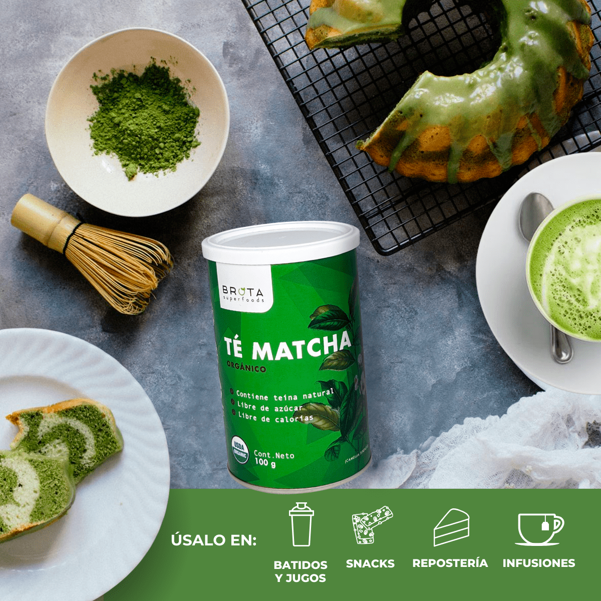 Té Matcha Detox orgánico 100 g