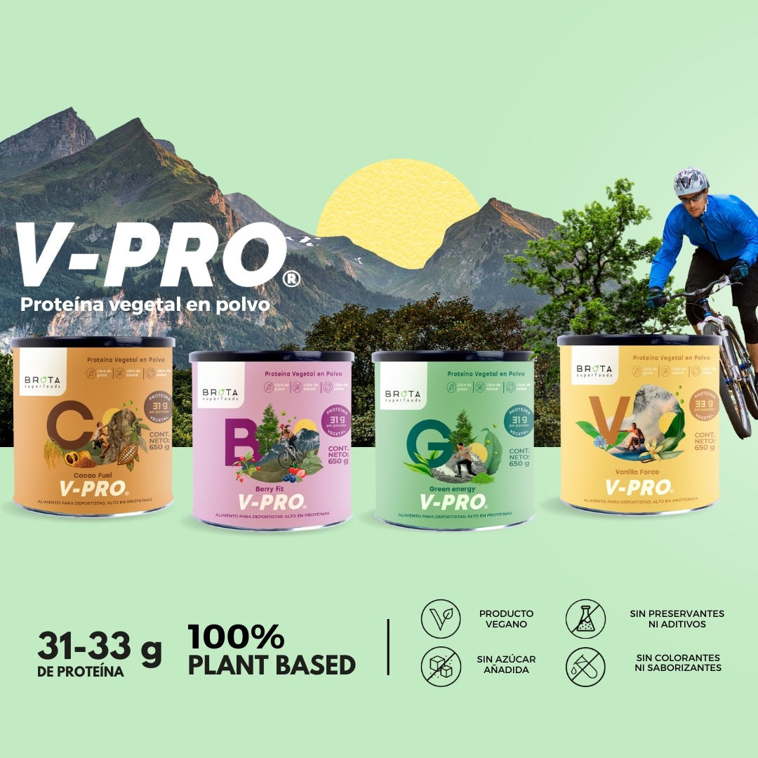 Proteína en polvo V-pro Berry Fit