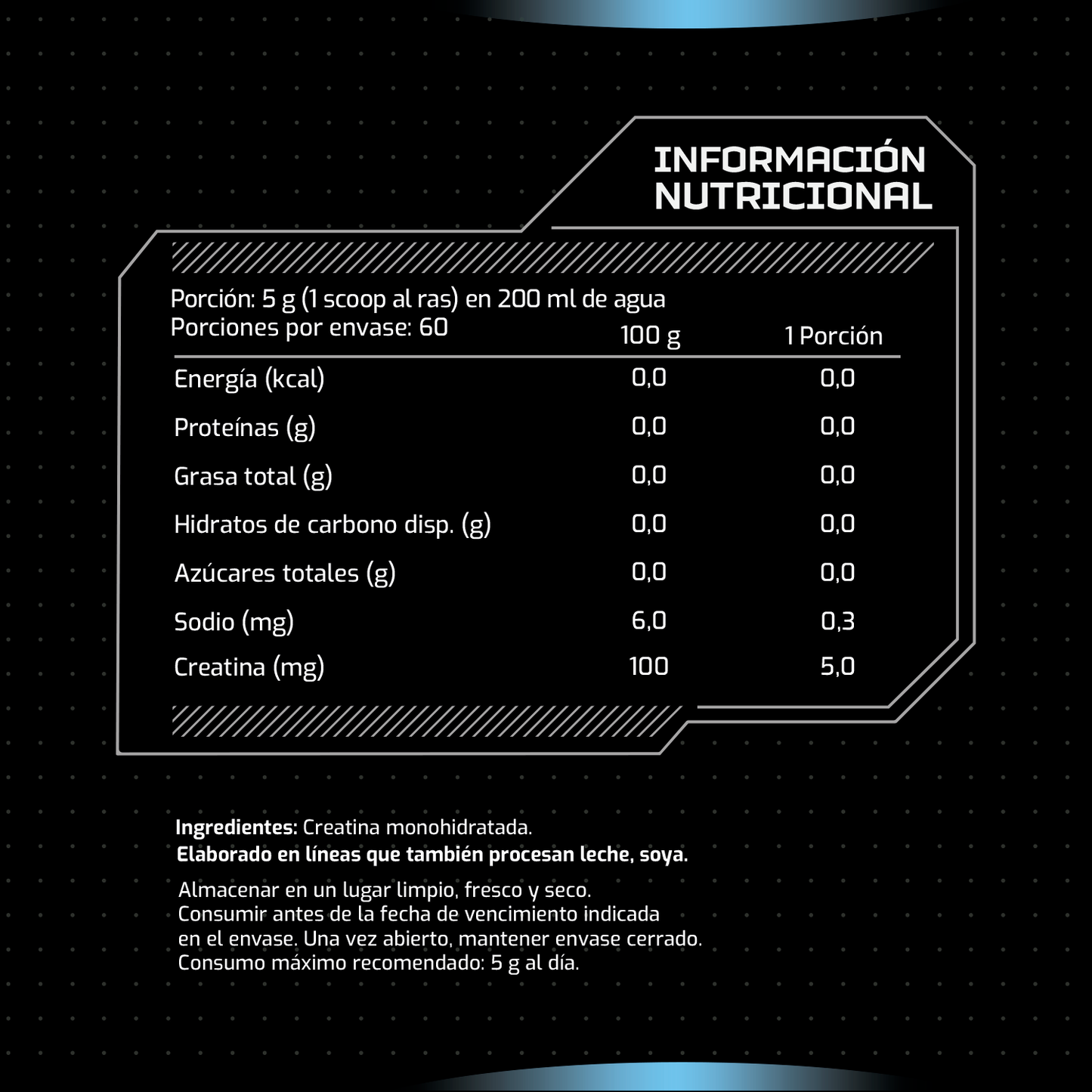 Creatina Monohidratada 100% Pura 300 g Go Beyond