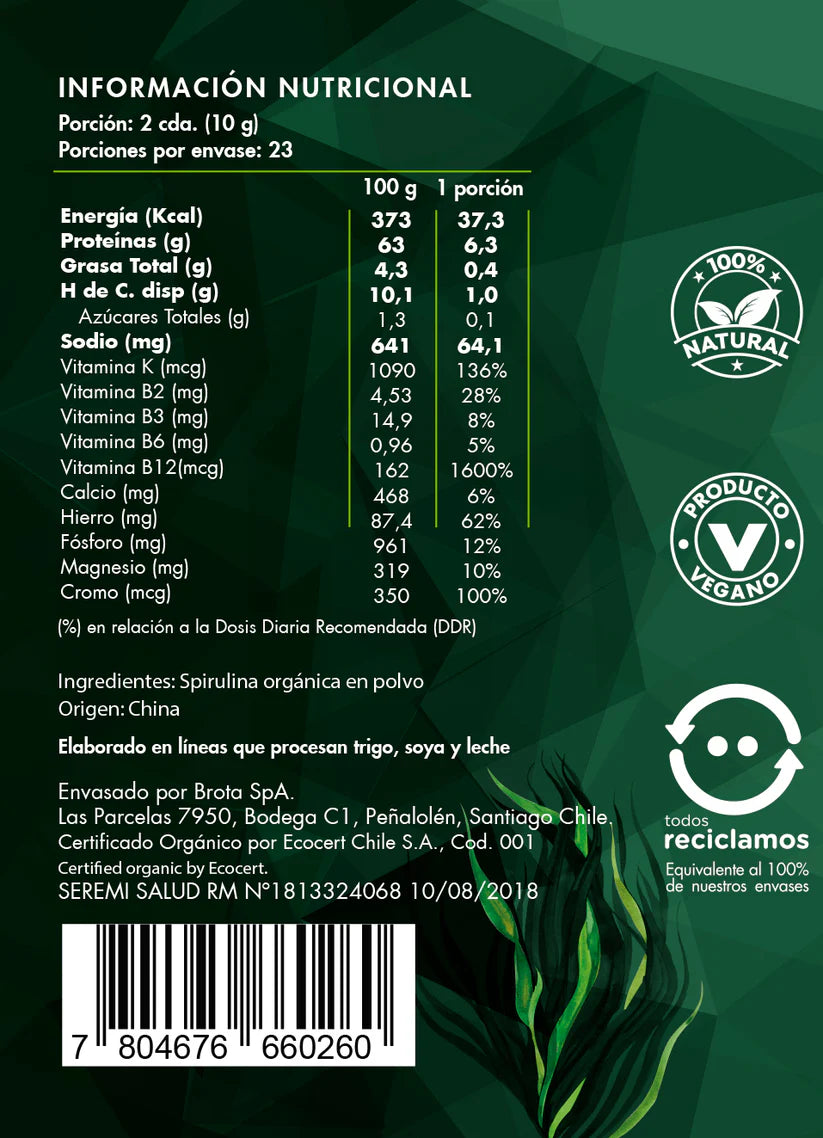 Spirulina Sprouts Powder 230g (3-pack)