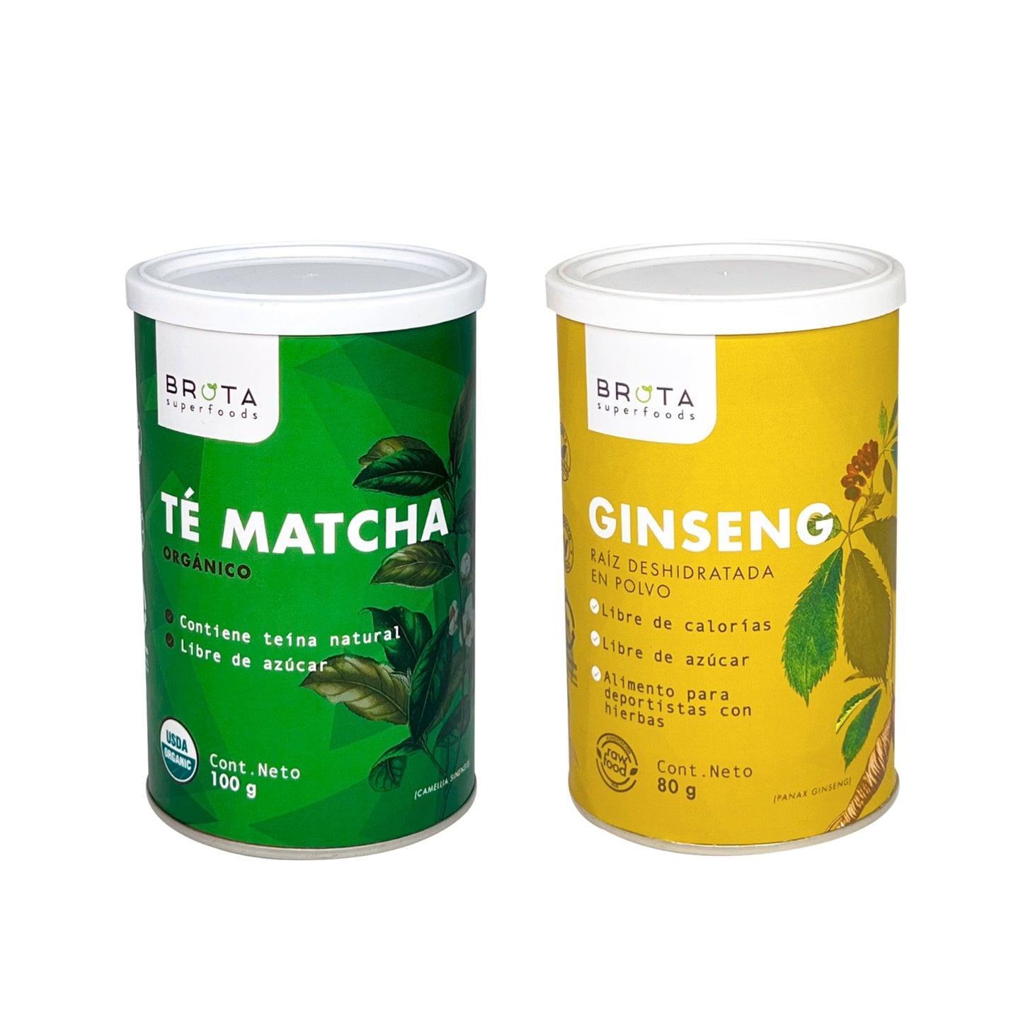 Pack Té Matcha 100g + Ginseng en Polvo 80 g