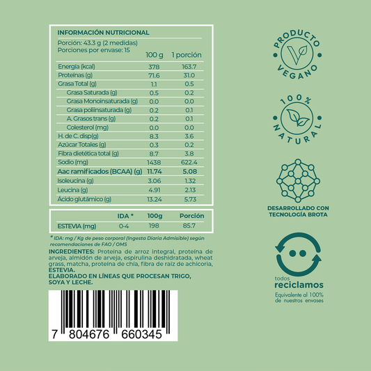 Pack 2 V-PRO 650 g Green Energy