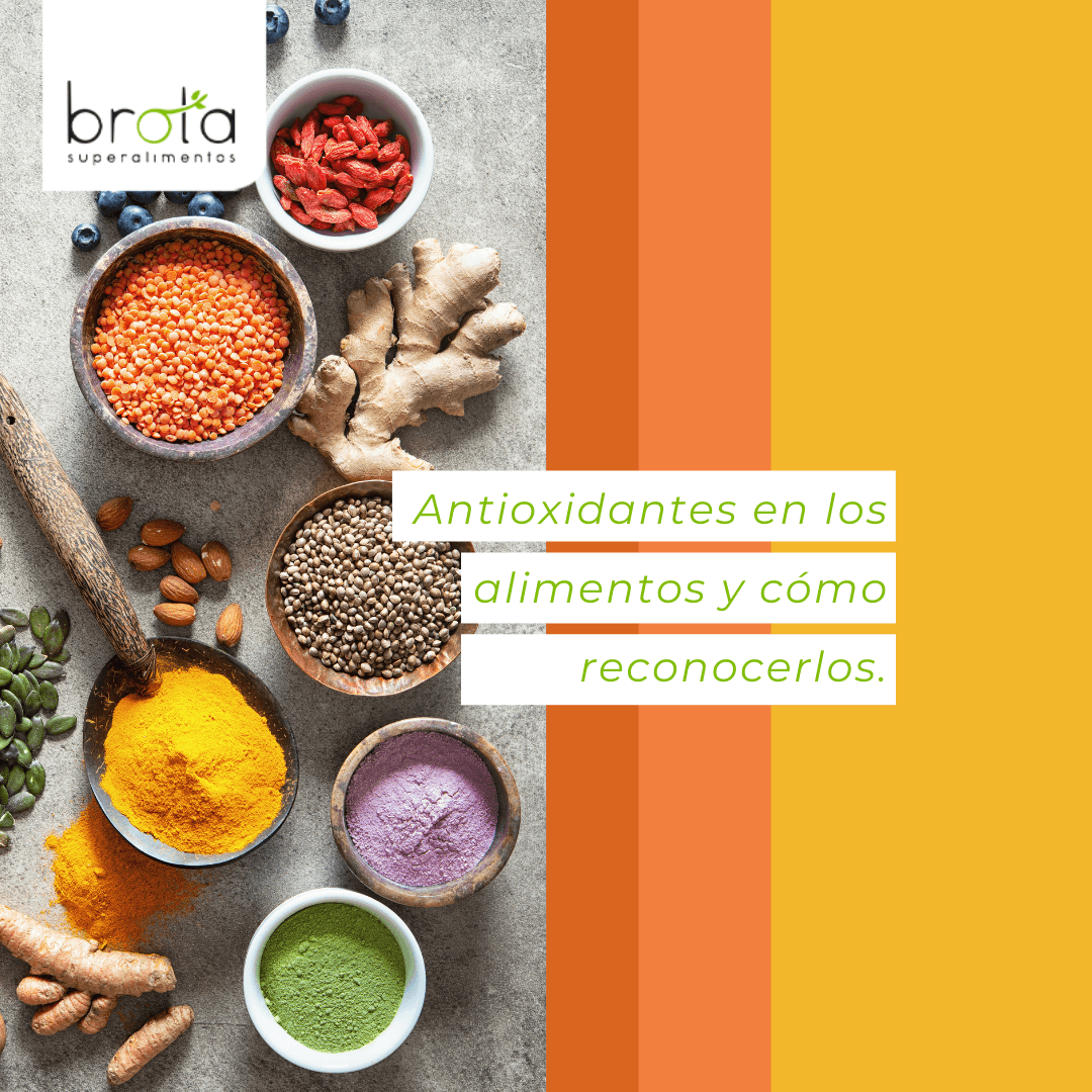When looking for antioxidants, look at the color of your foods