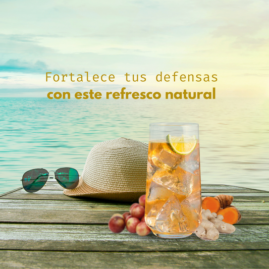 Prepara un refresco natural para fortalecer tu sistema inmune (Receta)