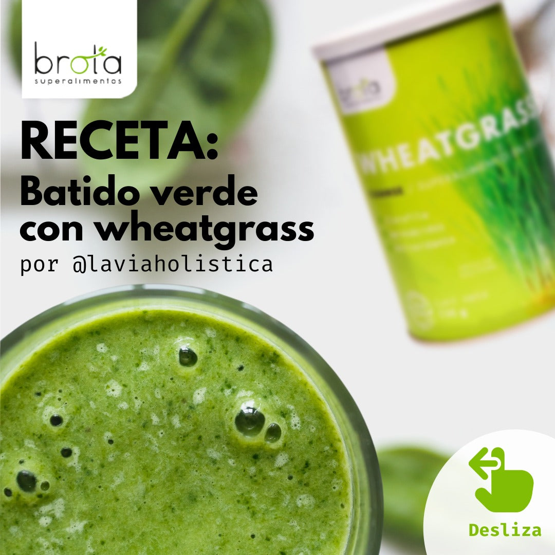 How to consume wheatgrass? Add it to your green smoothie (video)
