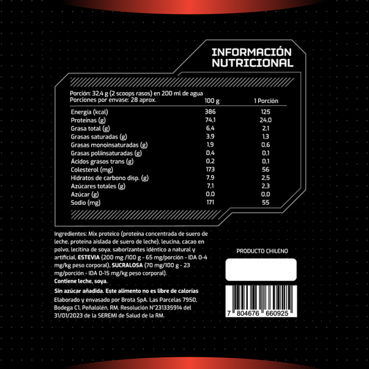 Whey Protein 907 g Sabor Swiss Chocolate | Go Beyond