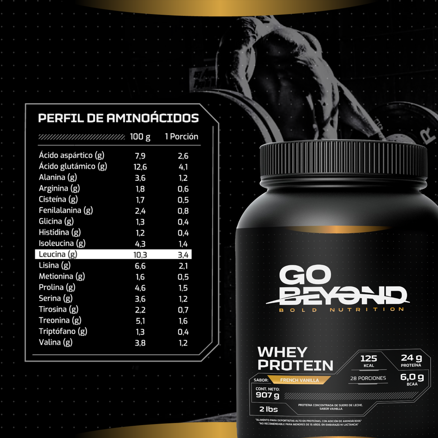 Pack Full Performance: WP vainilla + Creatina + Colágeno Go Beyond