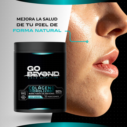 Colágeno Hidrolizado Puro 300g | Sin Sabor Go Beyond