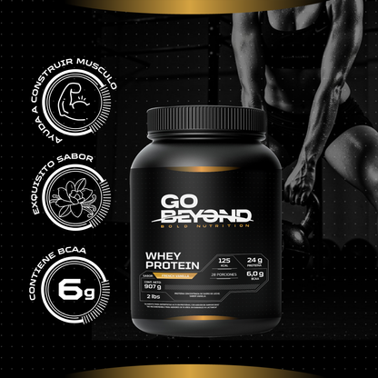 Whey Protein 907 g Sabor French Vanilla | Go Beyond