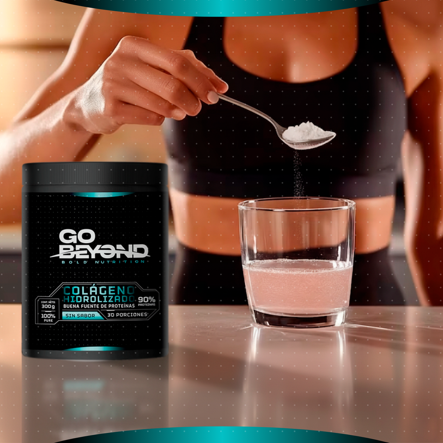 Colágeno Hidrolizado Puro 300g | Sin Sabor Go Beyond
