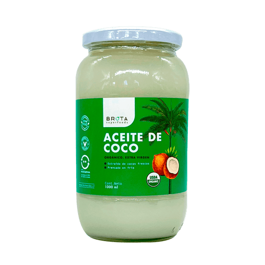 Aceite de Coco Orgánico Extra Virgen 1 lt