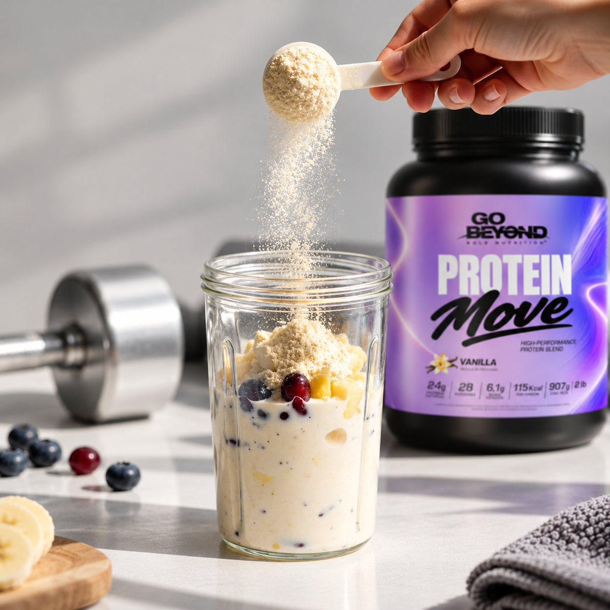 Brota - Go Beyond - Protein Move Vanilla - 907 G - En Polvo