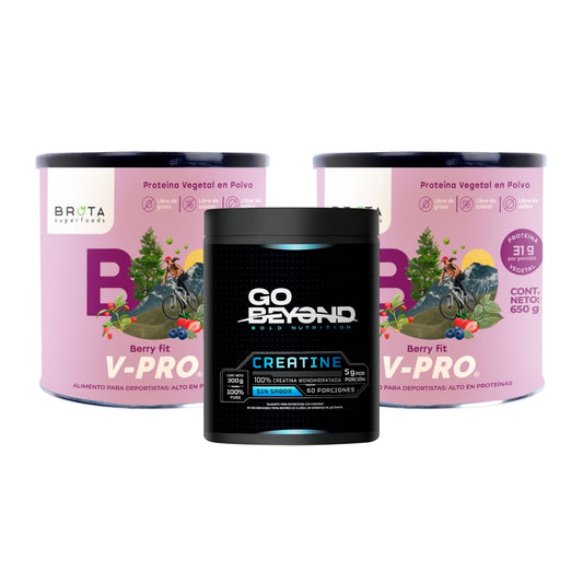 Pack 2x V-Pro Berry Fit + Creatina 300g