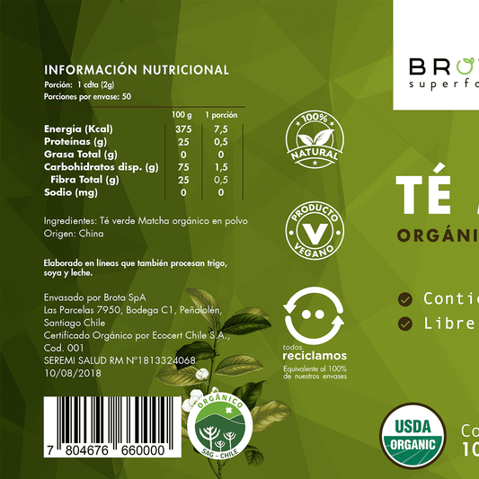 Pack Té Matcha orgánico + Maqui orgánico