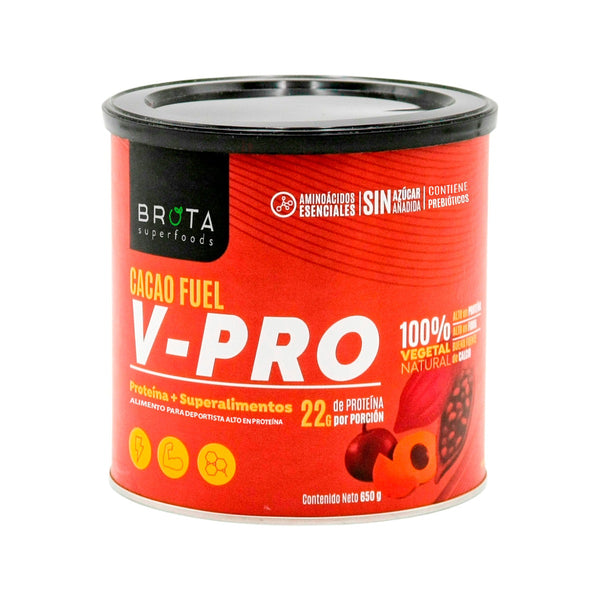 Proteína en polvo vegana V-Pro Cacao Fuel 650 g