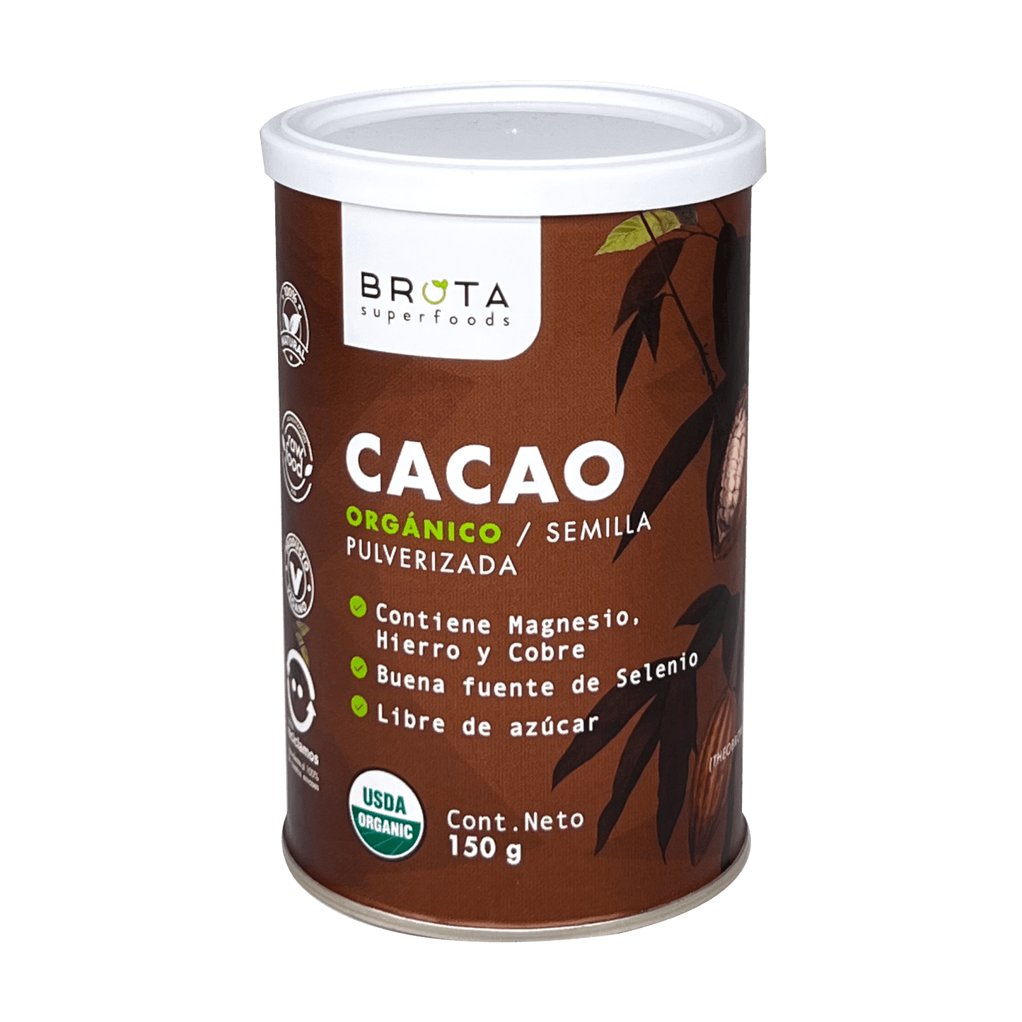 Cacao en polvo orgánico 150 g