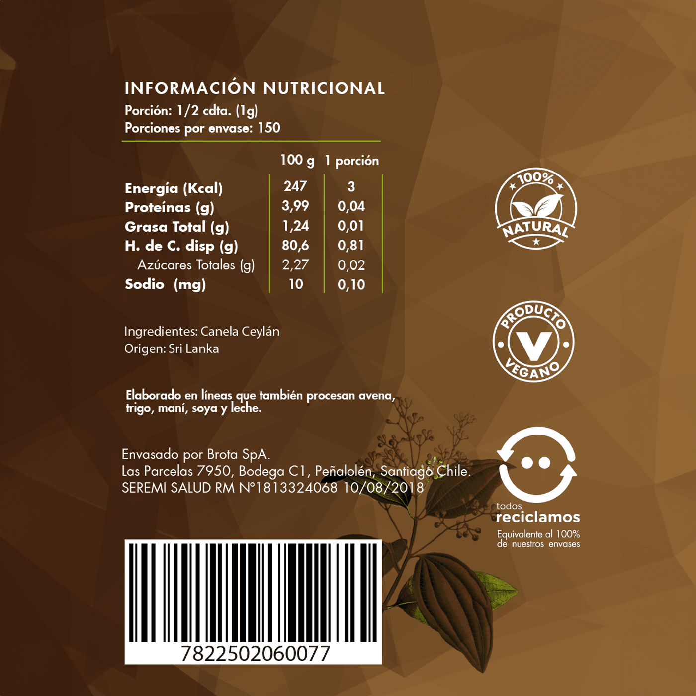 Pack Especias Ancestrales: Cúrcuma - Jengibre - Canela Ceylán