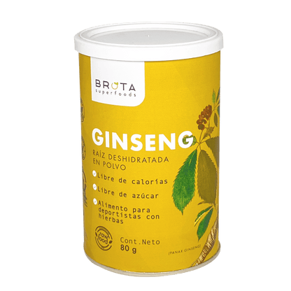 Ginseng en polvo Vitality 80 g