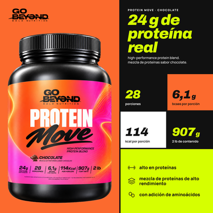 Brota - Go Beyond - Protein Move Chocolate - 907 G - En Polvo