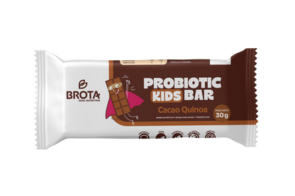 Caja 5 Barritas con Probióticos Probiotic Kids Bar sabor Cacao Quinoa