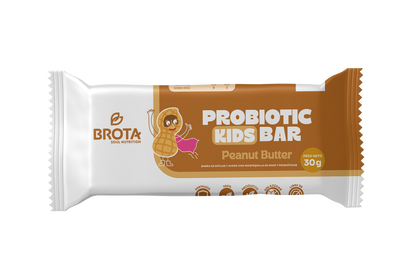Caja 5 Barritas con Probióticos Probiotic Kids Bar sabor Peanut Butter
