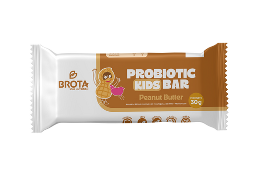 Box of 5 Probiotic Kids Bars, Peanut Butter Flavor