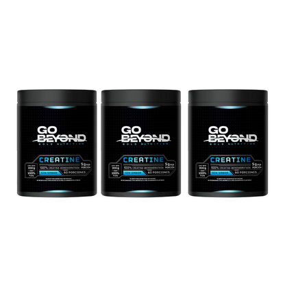 Pack 3 Creatinas 300 g Go Beyond