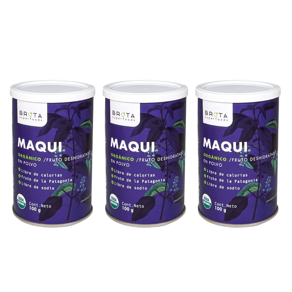Maqui En Polvo 100 G Brota (pack 3 Unidades)