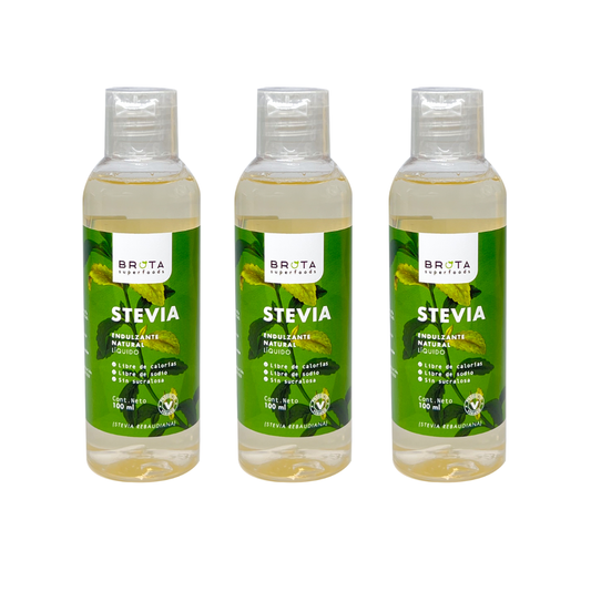 Stevia Líquida Pura 100 ml (Pack 3 unidades)