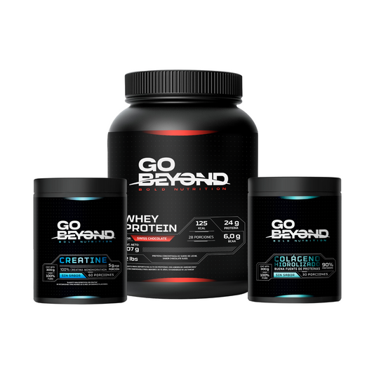 Pack Full Performance: WP Chocolate + Creatina  + Colágeno Go Beyond