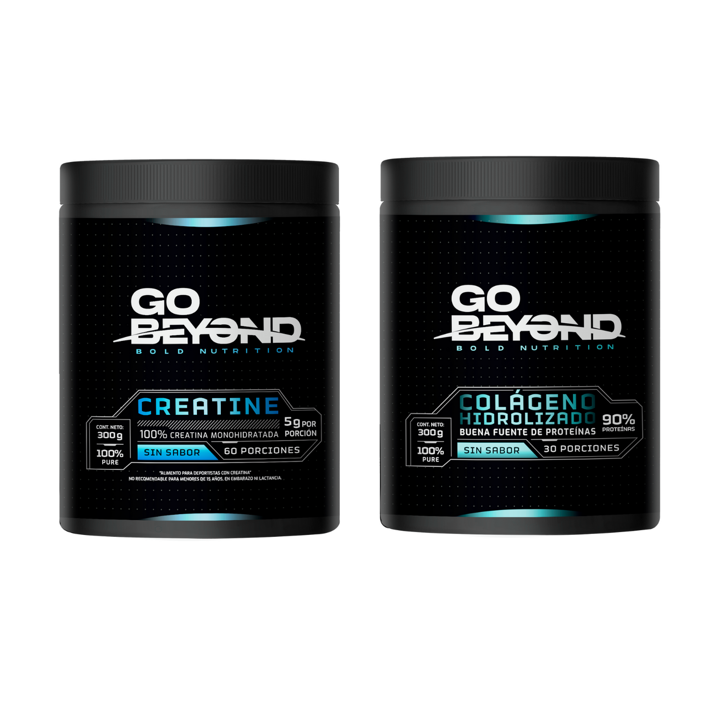 Pack Glow & Strength: Colágeno + Creatina Go Beyond