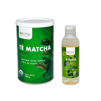Pack Té Matcha orgánico + Stevía liquida