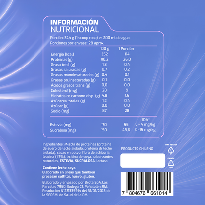 Brota - Go Beyond - ISO Prime Proteína Chocolate - 907 G