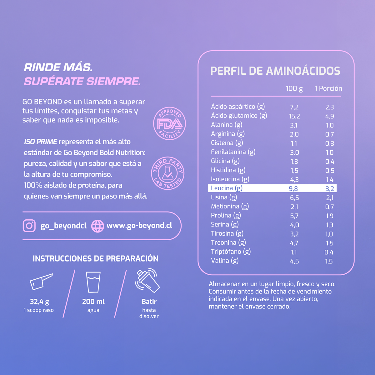 Brota - Go Beyond - ISO Prime Proteína Chocolate - 907 G