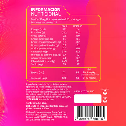 Brota - Go Beyond - Protein Move Chocolate - 907 G - En Polvo
