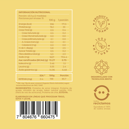 Pack 2 V-PRO 650 g Vanilla Force