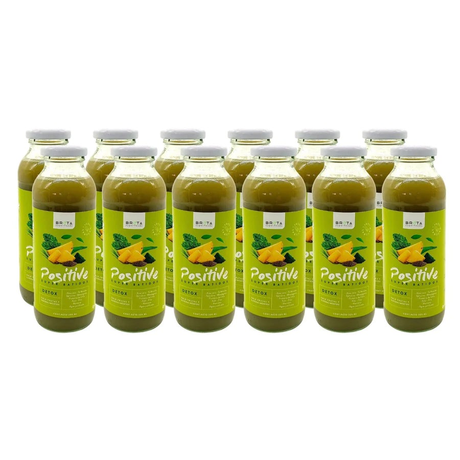 Pack 12 Superbatidos Detox 300 ml