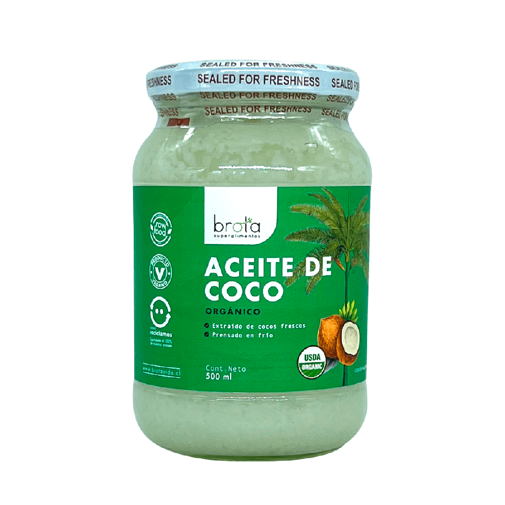 Aceite de Coco Orgánico Extra Virgen 500 ml