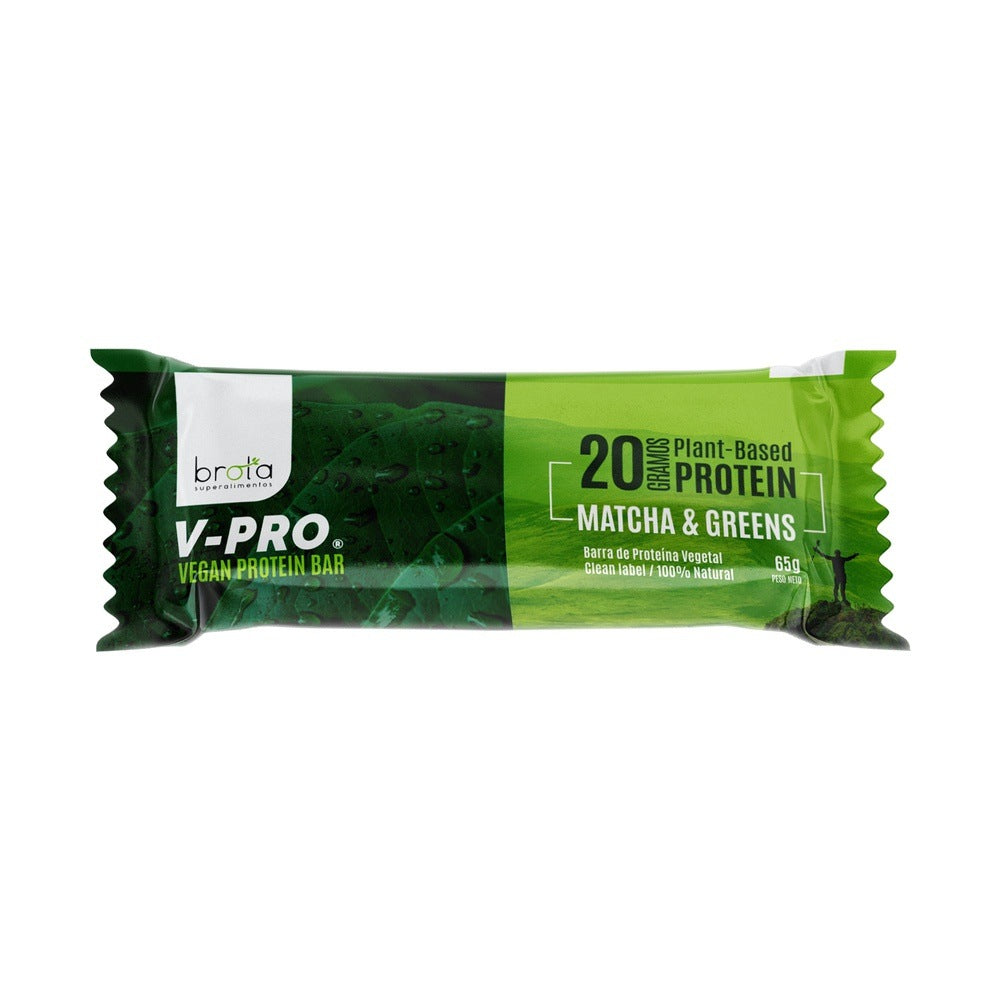 Barrita de proteína vegana Matcha & Greens 65 g Brota